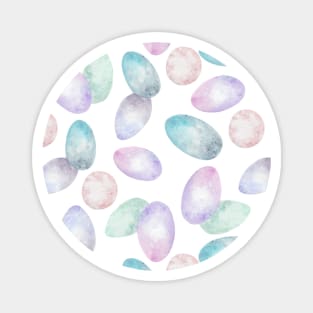 Pastel Eggs Abstract Pattern Magnet